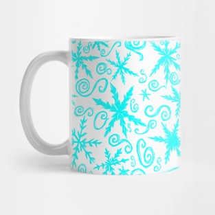 Snowing (White Background) Mug